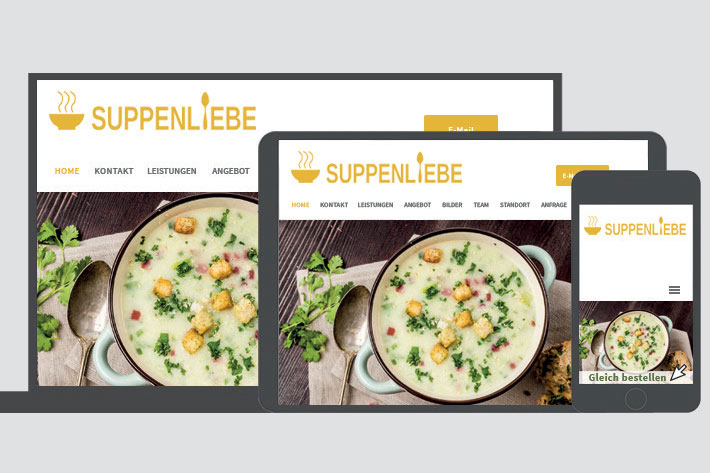 SELLWERK - Website Suppenliebe 